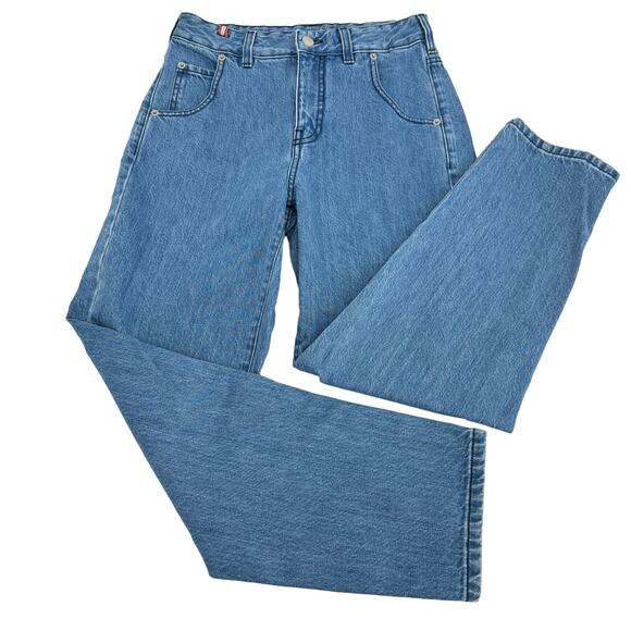 Ines De La Fressage High Rise‎ Straight Luna Jeans Blue Size 27 - Picture 3 of 11